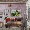 Collage Gilbert & George con materiali riciclati
