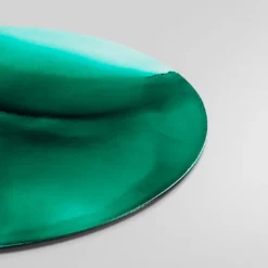 Collezione Inchiostro - Set di 4 Sottopiatti rotondi Verde Malachite