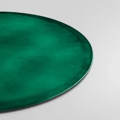 Collezione Inchiostro - Set di 4 Sottopiatti rotondi Verde Malachite