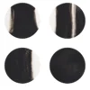 Collezione Inchiostro - Set di 4 Sottopiatti Tondi Nero