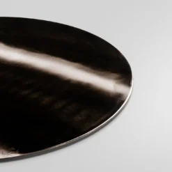 Collezione Inchiostro - Set di 4 Sottopiatti Tondi Nero