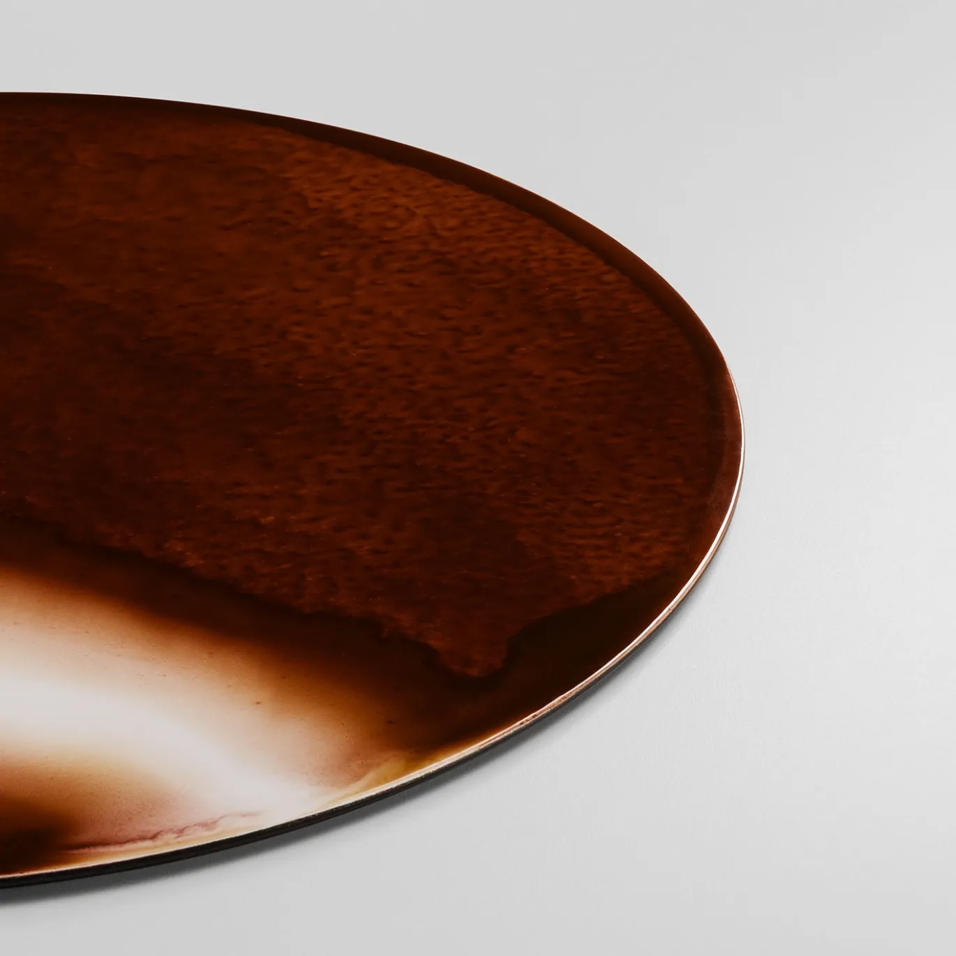 Collezione Inchiostro - Set di 4 Sottopiatti Rotondi Terra
