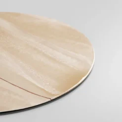 Collezione Nacre - Set di 4 sottopiatti rotondi avorio