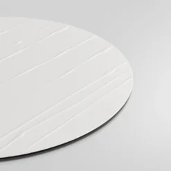 Collezione Tracce - Set di 4 Sottopiatti Rotondi in Gesso