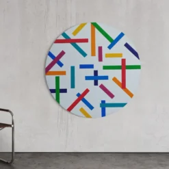 Color Spaces Rhythm and Colors Pittura acrilica su tela