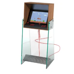 Console da Gioco Rank in Vetro Marrone