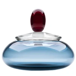 Contenitore Kountess rosso-blu con coperchio