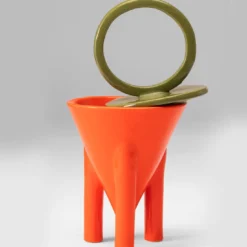 Contenitore per caffè in ceramica Iperbole 2 Stabilo Orange & Sage Green