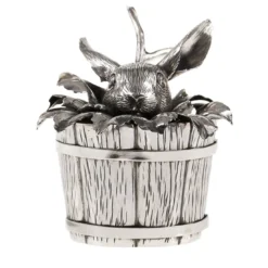 Contenitore per zucchero in argento Sterling Bunny