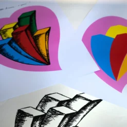 Con tutto il cuore o quasi Serigrafia