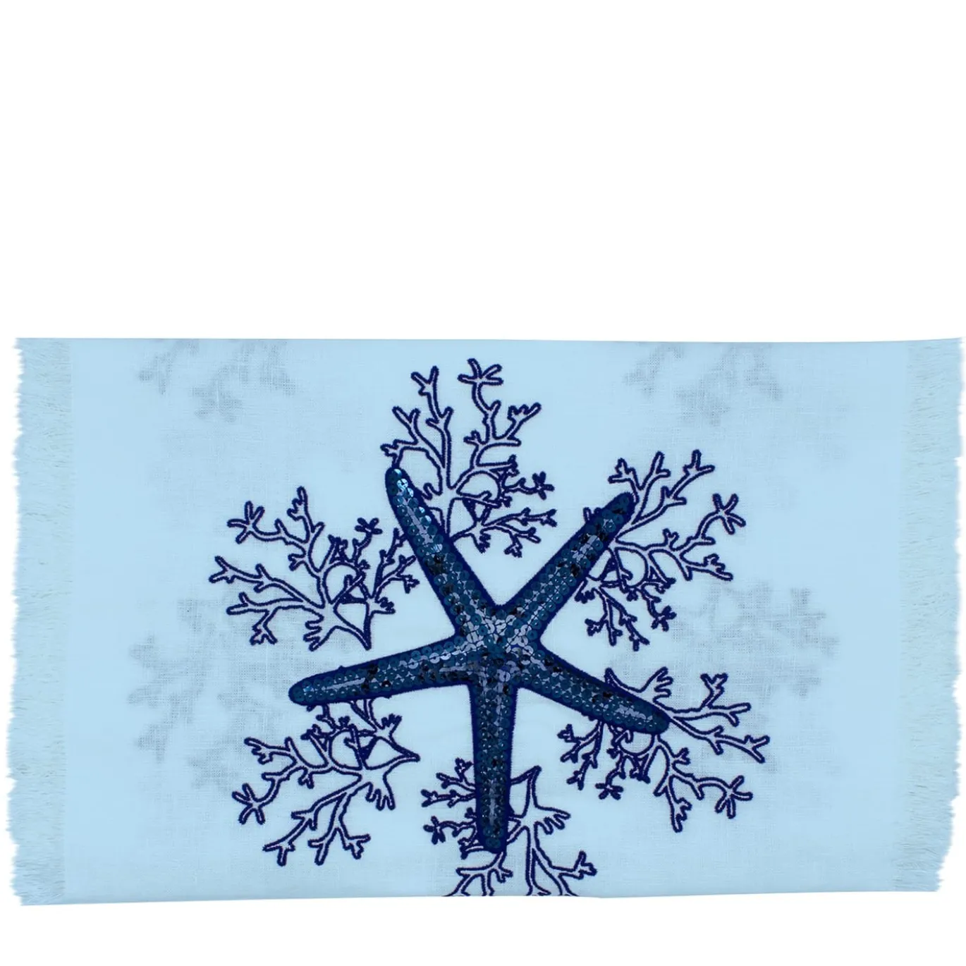 Corallo Blu Runner azzurro con frange
