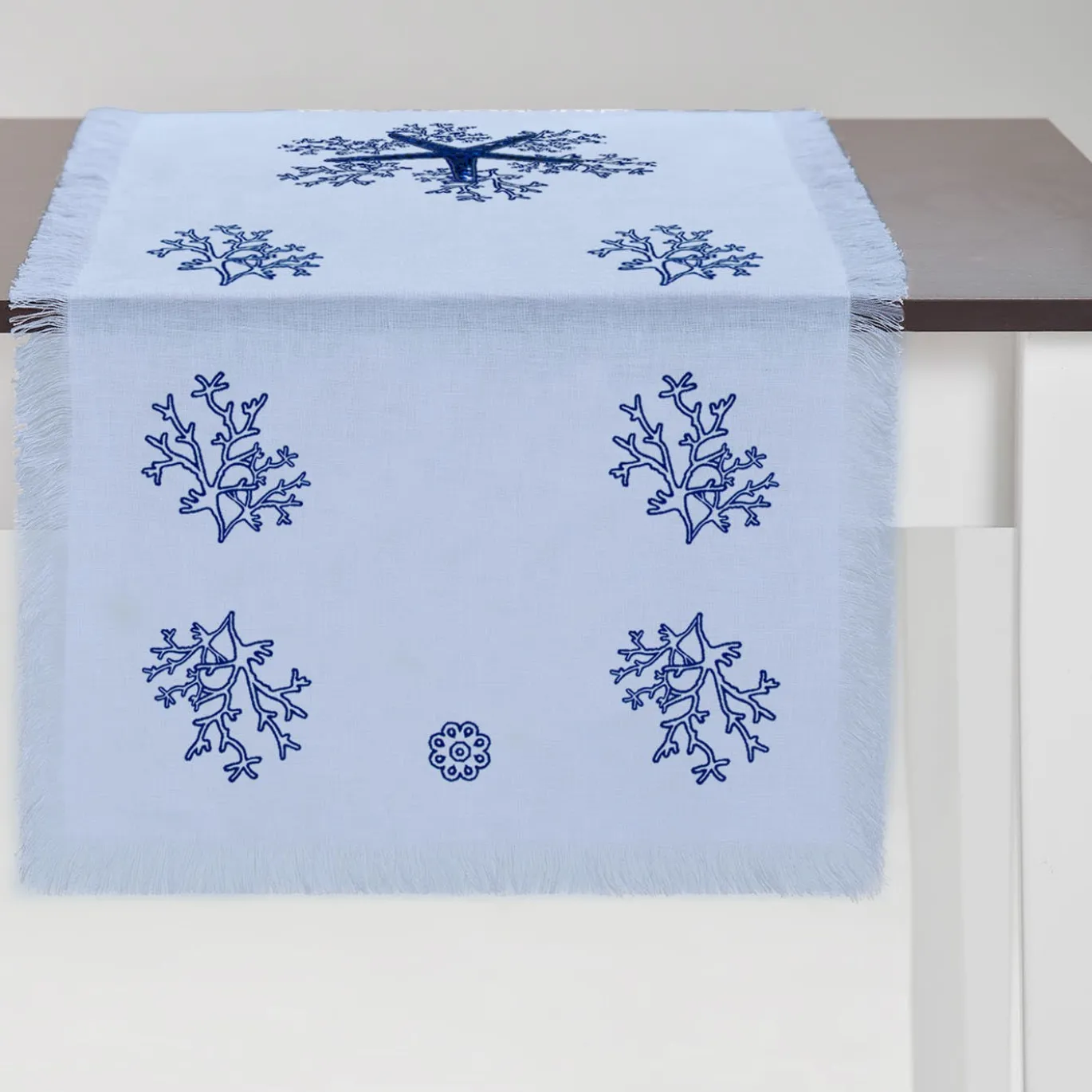 Corallo Blu Runner azzurro con frange