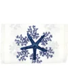 Corallo Blu Runner bianco con frange