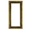 Cornice Cassonetto laccata in foglia d'oro e noce