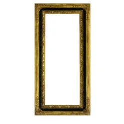 Cornice Cassonetto laccata in foglia d'oro e noce