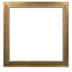 Cornice Guantiera rovesciata in oro e argento