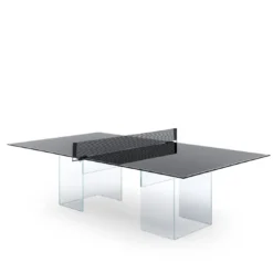 Crystal Nero tavolo da Ping Pong