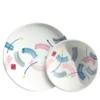 Cuboro Set di 2 piatti da pranzo e da zuppa
