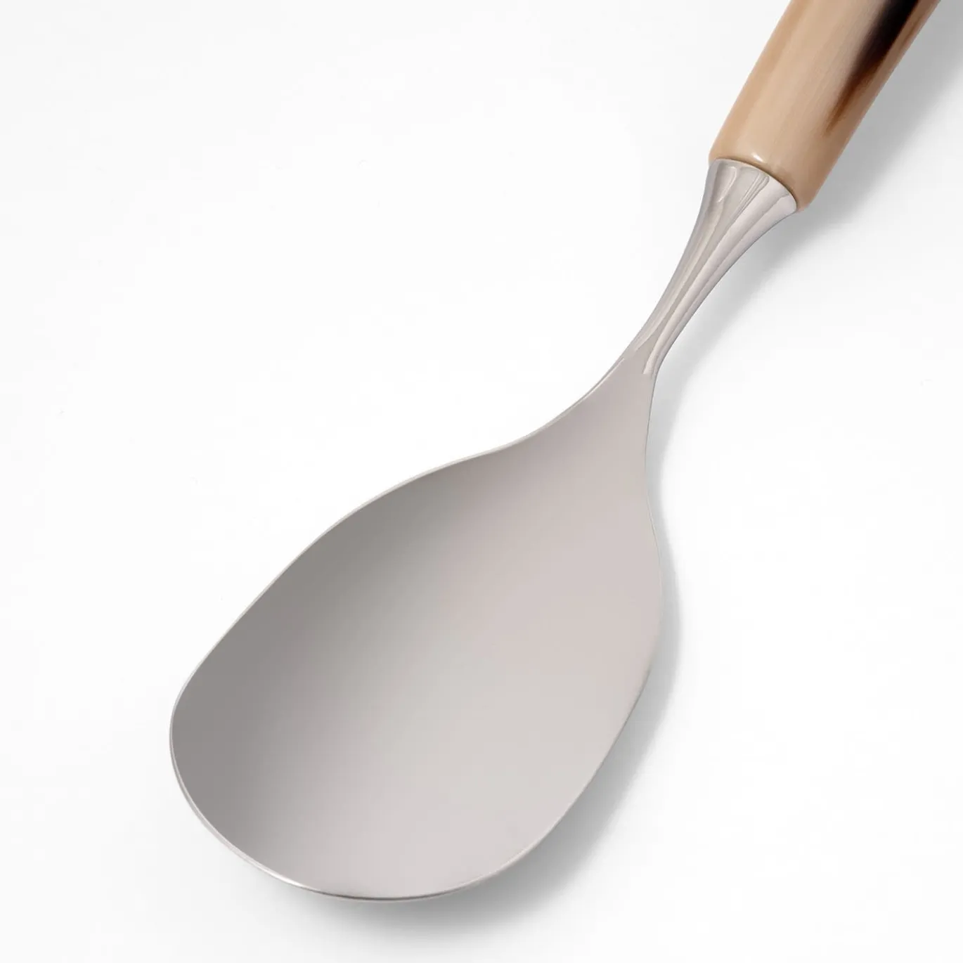 Cucchiaio da risotto in corno naturale