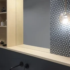 Daamè Set di 25 piastrelle quadrate grigie #1