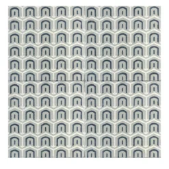 Daamè Set di 25 piastrelle quadrate grigie #4