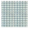 Daamè Set di 25 piastrelle quadrate di colore azzurro #2