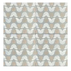 Daamè Set di 25 piastrelle quadrate grigie #2