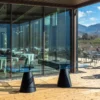 Dada Glass Nero Tavolo da Ping Pong