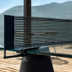 Dada Glass Nero Tavolo da Ping Pong