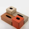 Daisy Seta Beige Scatola rettangolare per fazzoletti di carta
