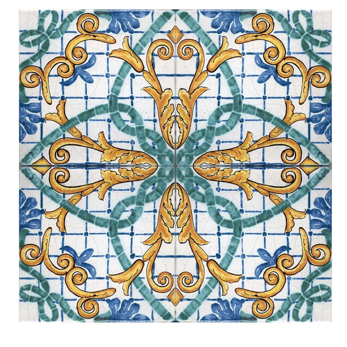 Decori Modulari Set di 4 piastrelle #14