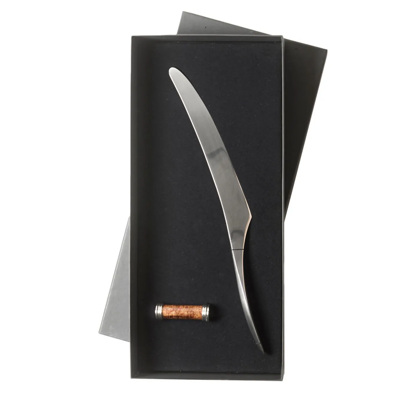 Decor Tavola Kosmo Coltello da arrosto con appoggio di Nino Basso