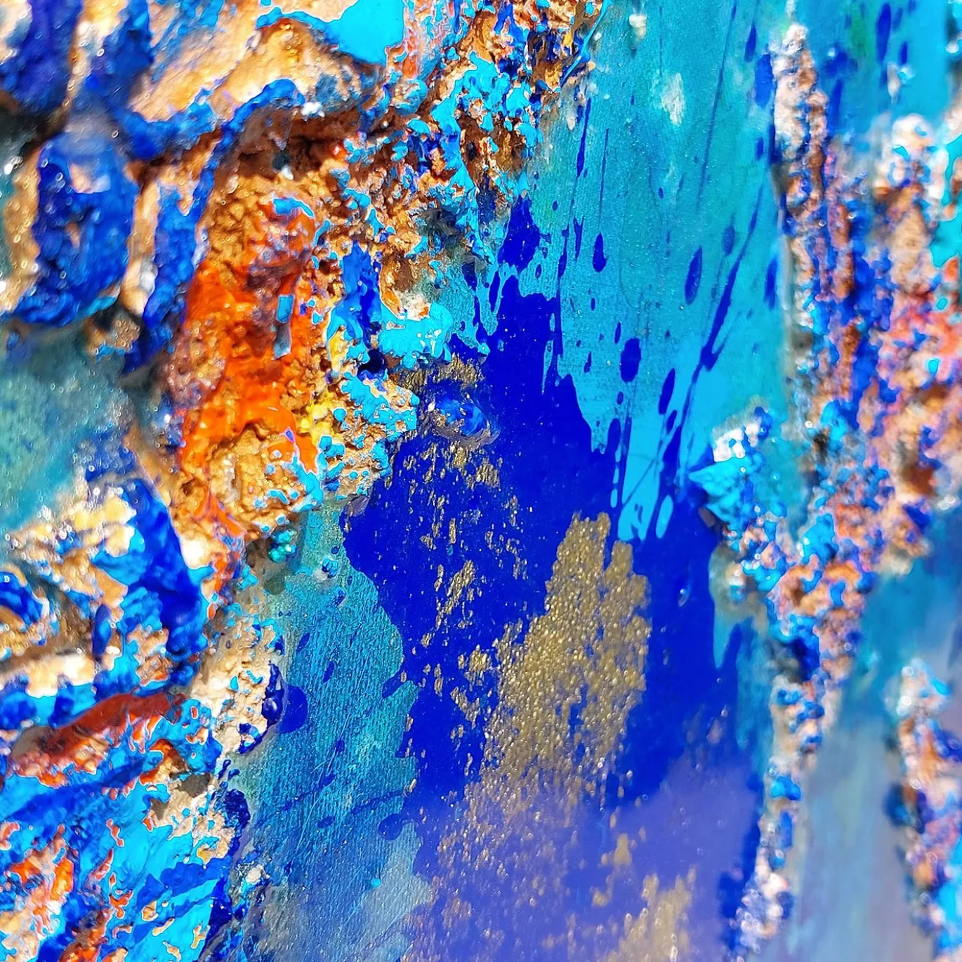 Deed Ocean Reef Pittura a tecnica mista