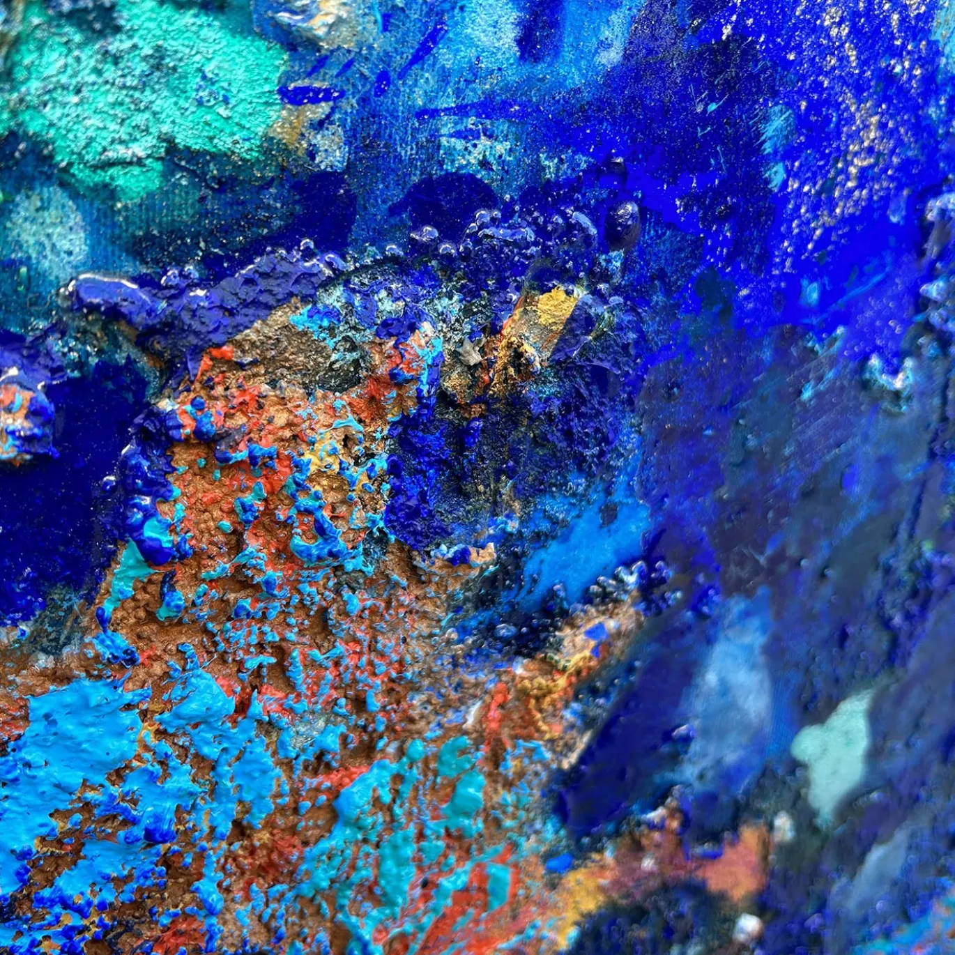 Deed Ocean Reef Pittura a tecnica mista