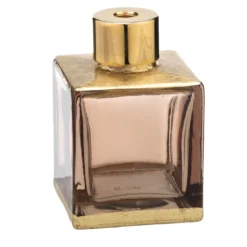 Diffusore quadrato Fragranze in vetro marrone 100 ml