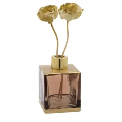 Diffusore quadrato Fragranze in vetro marrone 250 ml