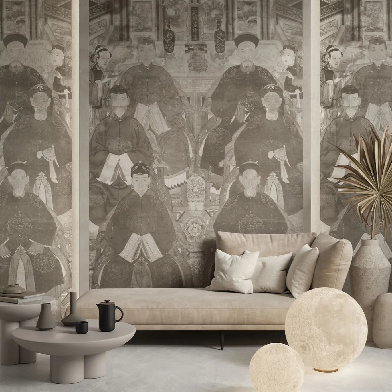 Dinastia Cinese Gray Timeless 23 Carta da parati