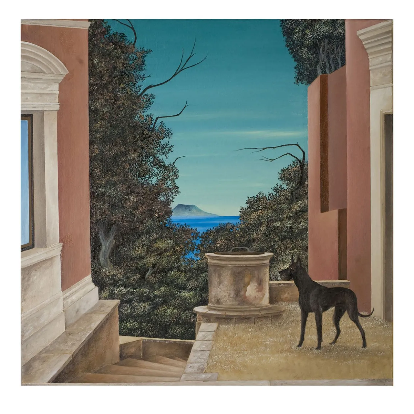 Dipinto Cane Nero