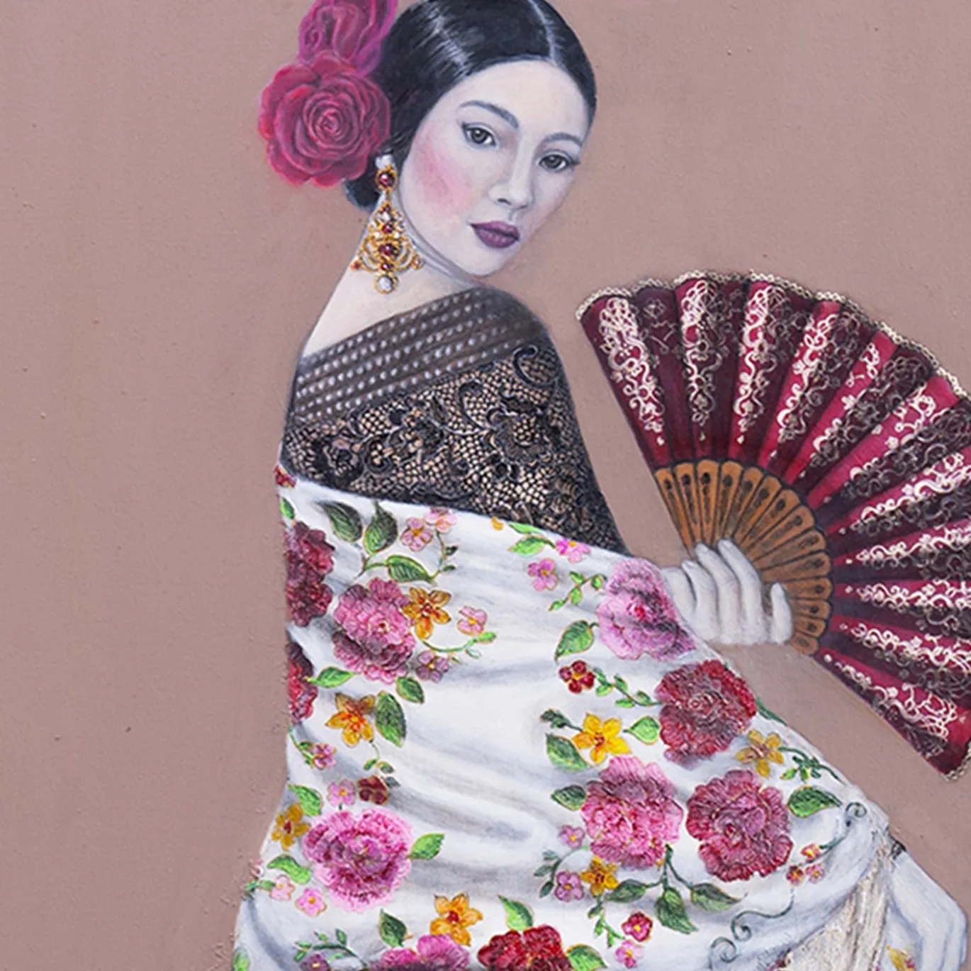 Dipinto Donna Carmen
