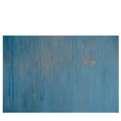 Dipinto figurativo Burning Bright ad olio su lino belga