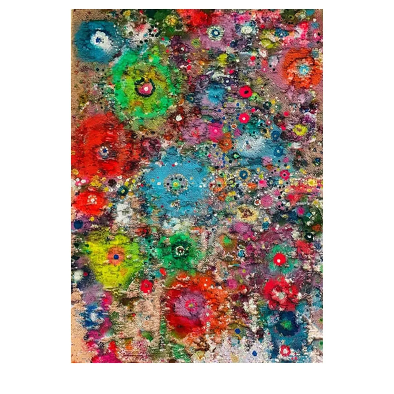 Dipinto Flowers Gold