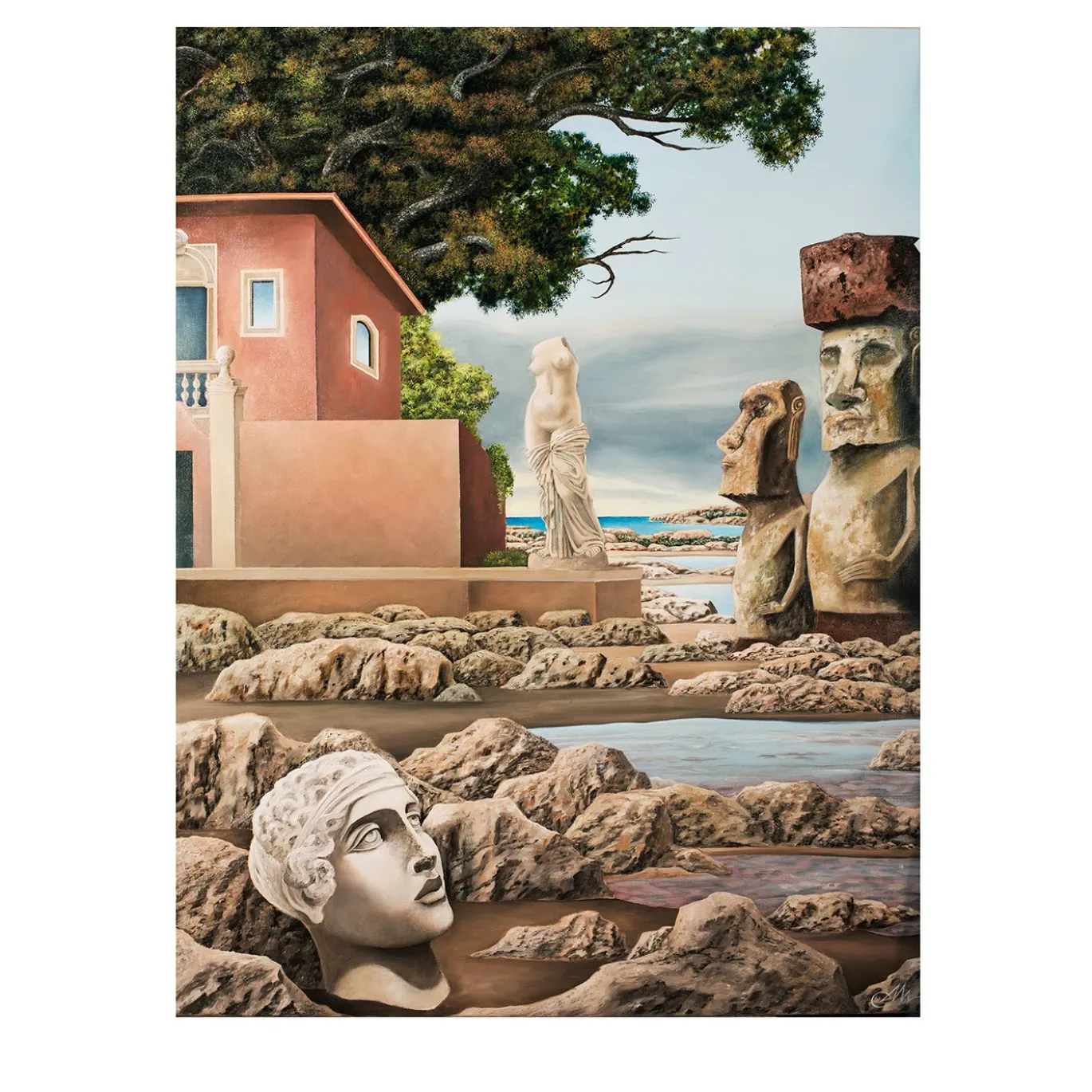 Dipinto Sull'isola