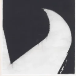 Dipinto Untitled a carboncino e tempera su carta di Marco Tirelli