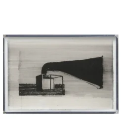 Dipinto Untitled a carboncino su carta di Marco Tirelli