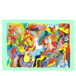 Disordinati Impeccabili - Pittura a tempera su carta colorata