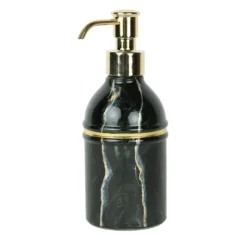 Dispenser in vetro ispirato al marmo Portoro