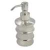 Dispenser per sapone Bamboo in ottone argentato