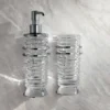 Dispenser per sapone con motivo a onda
