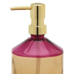 Dispenser per sapone Fragranze in vetro Ambra e Fucsia