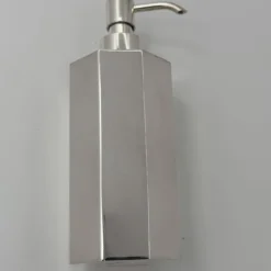 Dispenser per Sapone in Ottone Argentato Del Monte